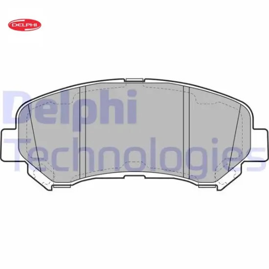 Ön balata qashqaı 1.5 dci-1.6-2.0-2.0 dci 07 xtraıl 2.0-2.0 dci-2.5 07 koleos 2.0 dcı 08 delphı 410600023r/ d1060jd00a/ wva24632 resmi