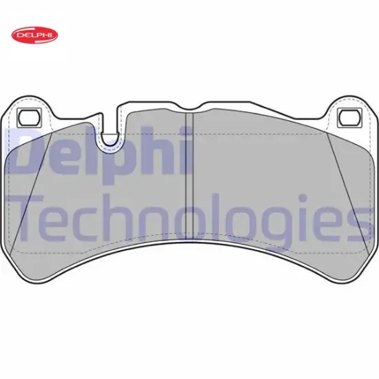 Fren balatası on c209 a209 r171 delphı a0054203920 resmi