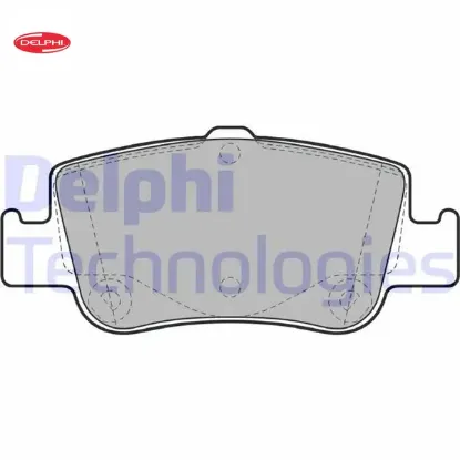 Arka fren balata aurıs. Corolla 1.33l 1.6l 1nr-fe 1zr-fae nre180 zre181 zre185 12- 1.4l 1nd-ftv d-4d delphı 0446602180/ 0446602170/ 0446602181 resmi