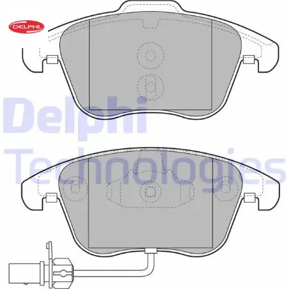 Ön balata audı a4 - a5 09 > gdb1814 delphı 8k0698151a/ 8k0698151f/ wva24705 resmi