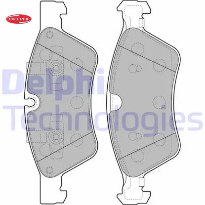 Fren balatası on w211 s211 w164 w251 delphı a0044204020 resmi