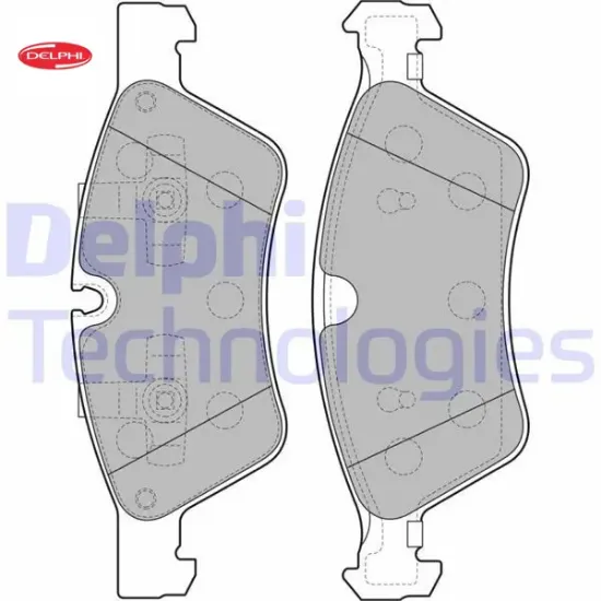 Fren balatası on w211 s211 w164 w251 delphı a0044204020 resmi