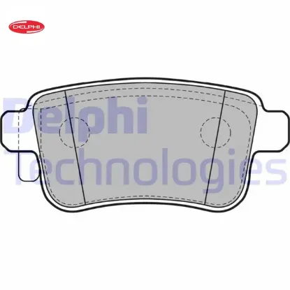 Fren balatası arka cıtan w415 12 . Kangoo ıı 09 delphı a4154210410/ 440604876r resmi