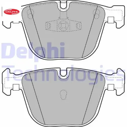 Fren balatası arka f07 f01 f02 f03 f04 delphı 34216775342/ 34216790966 resmi