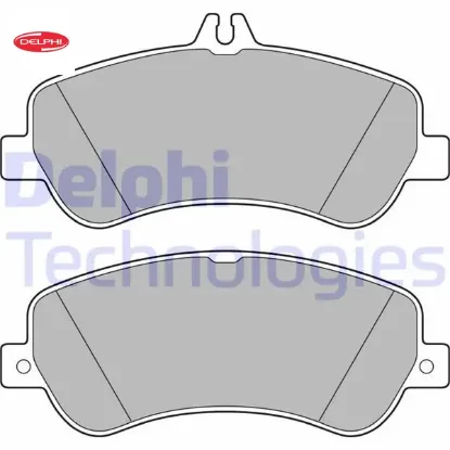 Fren balatası on glk-class x204 09 15 delphı a0074206620 resmi