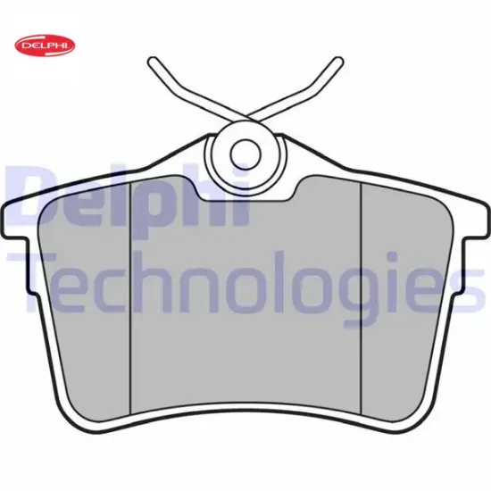 Arka fren balatası p307 00 09 p308 07 14 partner 08 partner tepee 08 berlıngo 08 c4 04 16 xsara pıca delphı 1623180680/ 4254.14/ 4254.15/ 4254.29 resmi