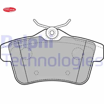 Arka fren balatası 3008 09 16 5008 09 17 508 10 18 308 gtı-rzc 10 14 c4 09 16 ds4-ds5 11 15 delphı 1608681680/ 4254.46/ 4254.44/ 4254.35 resmi