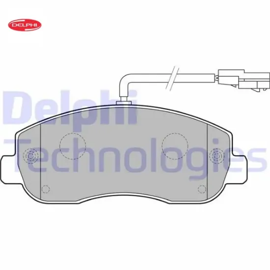Ön balata master ııı 2.3dci 2.10 13 movano 2.3cdti 5.10 14 nıssan nv400 2.3cdi 11 410604386r-4106000 delphı 410602889r/ 410603847r/ 410601061r resmi
