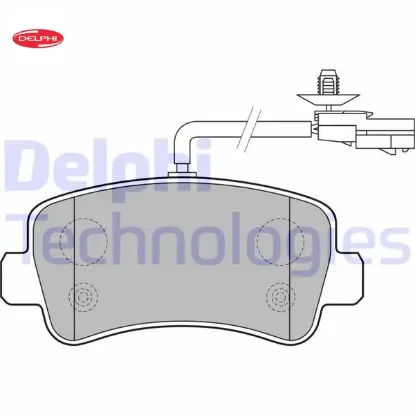 Arka balata master ııı 10 movano 10 2.3 dci cdti tek teker 440601186r-440604591r delphı 440603321r/ 440601147r/ 440600264r resmi