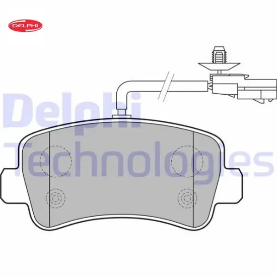 Arka balata master ııı 10 movano 10 2.3 dci cdti tek teker 440601186r-440604591r delphı 440603321r/ 440601147r/ 440600264r resmi