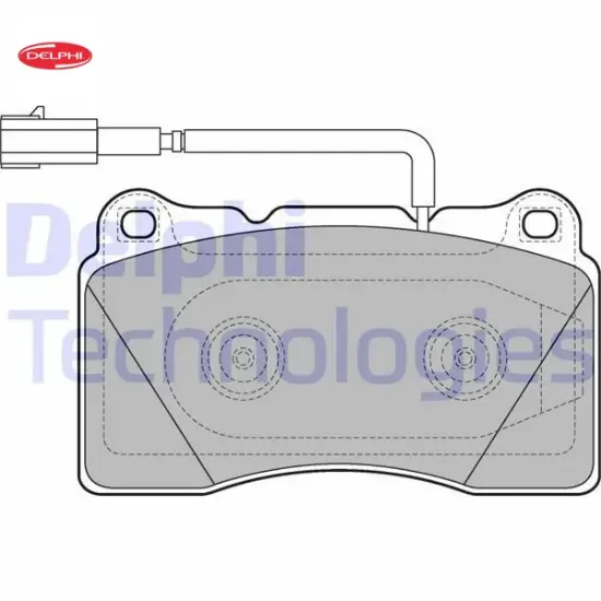 Fren balatası ön fişli alfa romeo gıulıetta 10 1.4tb 1.6d mtj 1.8tb 2.0d mtj delphı 77365490 resmi