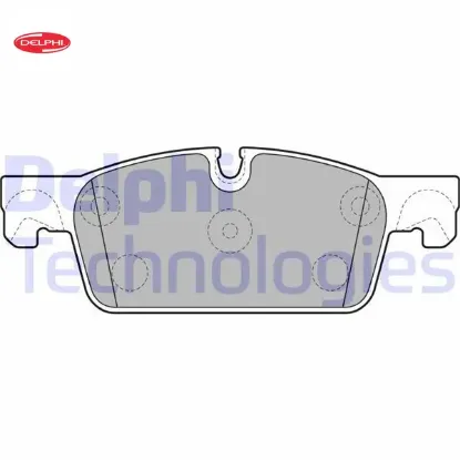 Ön fren balatası peugeot p508 10 18 1.6 vtı 1.6 thp 1.6hdı 2.0hdı 2.2hdı 283mm cap delphı 4254.A6/ 1647863080/ 1647863180 resmi