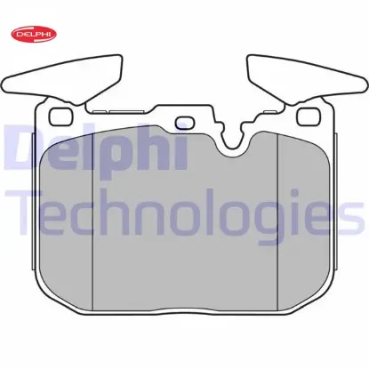 Fren balatası on bmw f20 f21 f22 f23 f30 f31 f32 f33 f34 f36 delphı 34116878876 resmi