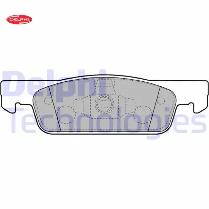 Ön fren balata clıo ıv 12 logan ıı 12 sandero ıı 12 delphı 410602581r/ 410605612r/ 410605951r resmi