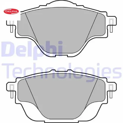 Arka fren balatası astra l-grandland-c4 grand/spacetourer-c5 aırcross-508-5008-308-3008-ds4-ds7 290m delphı 95525386/ 1609000980/ 1647874380 resmi