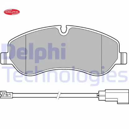 Ön balata transıt v363 14 -transıt custom 2.2 tdcı 12 kablolu delphı mebk2j2k021aa/ bk212k021aa / 1842632 resmi