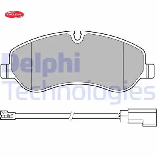 Ön balata transıt v363 14 -transıt custom 2.2 tdcı 12 kablolu delphı mebk2j2k021aa/ bk212k021aa / 1842632 resmi