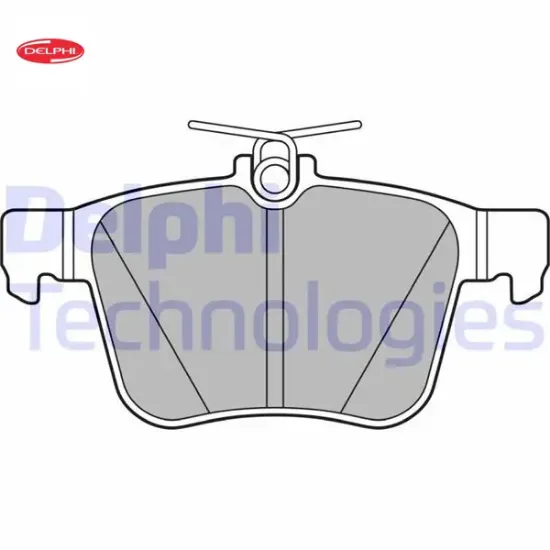 Arka balata vw golf vıı 2014 touran t-roc 2018 audı a3 2014 2020 q2 2016 tt 2018 seat ateca 2016 leo delphı 8v0698451/ 5q0698451c/ 3q0698451f resmi