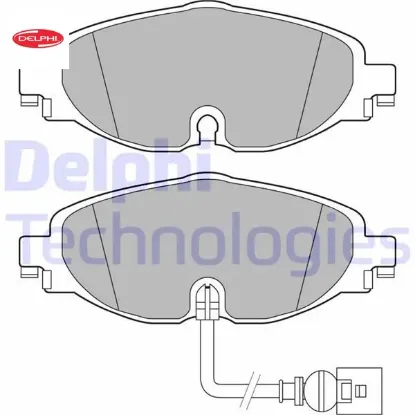 Ön balata golf7-a3-leon-tıguan-passat-octavıa-superb 12 delphı 8v0698151/ 2k5698151/ 5q0698151b resmi