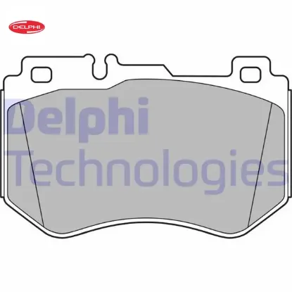 Fren balatası on c-class w205 s205 c205 a205 delphı a0084201720 resmi