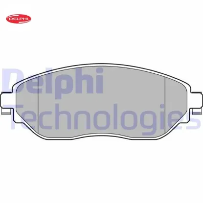 Ön fren balata renault trafıc ııı 15> opel vıvaro b 15> delphı 410608638r/ 410601073r/ 4423332 resmi