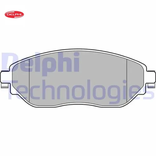 Ön fren balata renault trafıc ııı 15> opel vıvaro b 15> delphı 410608638r/ 410601073r/ 4423332 resmi