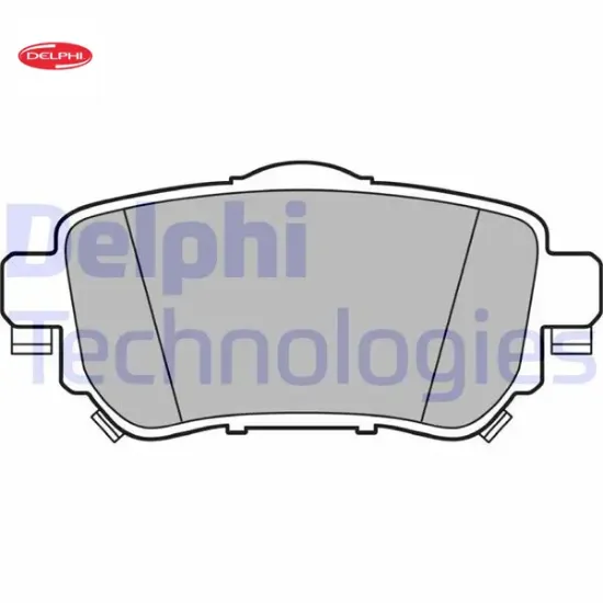 Arka fren balata kadjar 15 koleos ıı 18 /  qashqaı 1.6l dci r9m dizel 11- / x-traıl 1.6l dci t32 12- delphı 440605889r/ 440606633r/ d40604ca0a resmi