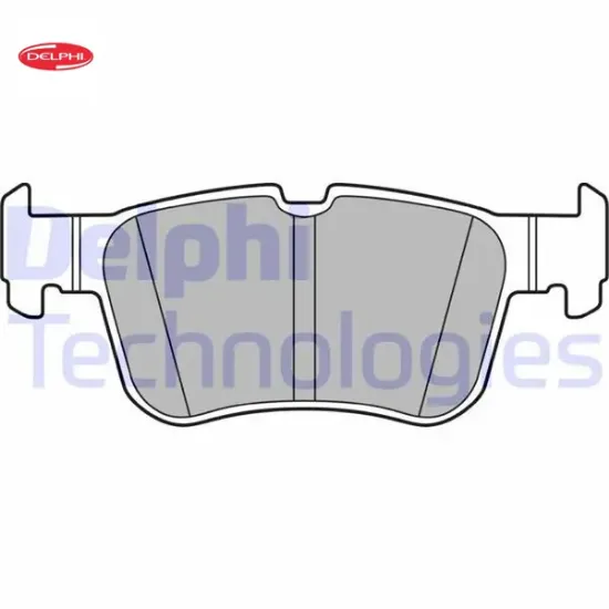 Arka fren balata cıvıc 1.6l r16b 4 kapı sedan benzinli fc5 kasa 16-> / cr-v 2.0l k20 rd re kasa 02-0 delphı 43022tbaa02/ 43022t60a01/ 43022tgha01 resmi