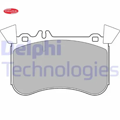 Fren balatası on 4-matic mercedes w176 c117 x117 x156 delphı a0084203220 resmi