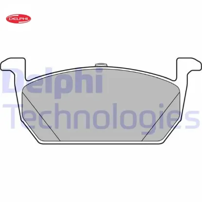 Fren balatası ön seat arona-ıbıza-leon-skoda octavıa-vw golf-golf sportsvan-polo delphı 2q0698151b/ 2q0698151c/ 5q0698151e resmi
