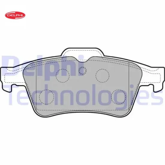 Arka fren balatası 508 10 18 delphı 1647875980/ 4254.A8/ 4254.39 resmi