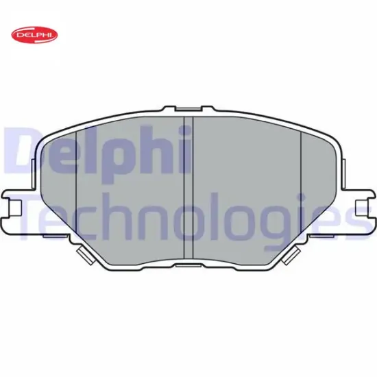 Ön fren balatası ınsıgnıa b 2017 16 inç jant delphı 84124408 resmi