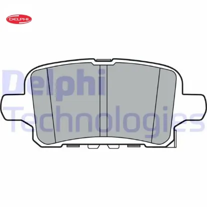 Arka fren balatası ınsıgnıa b 17 16 delphı 1684934080/ 13517515/ 13595651 resmi