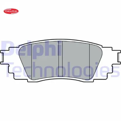 Fren balatası arka c-hr delphı 0446610010/ t0446610010 resmi