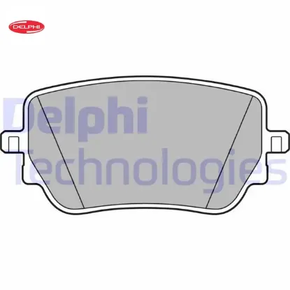 Fren balatası arka w177 v177 w247 c118 x118 h247 x247 delphı a0004201706/ a0004205803 resmi