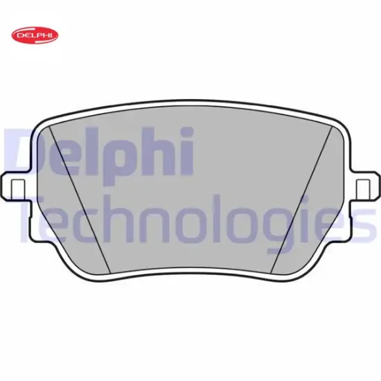 Fren balatası arka w177 v177 w247 c118 x118 h247 x247 delphı a0004201706/ a0004205803 resmi