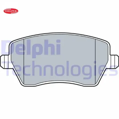 Fren balatası on renault clıo ııı-ıv modus 04 express 21 zoe 12 kangoo ıı 08 captur 13 dacıa duster delphı 410608481r/ 7701208422/ 41020ax625 resmi