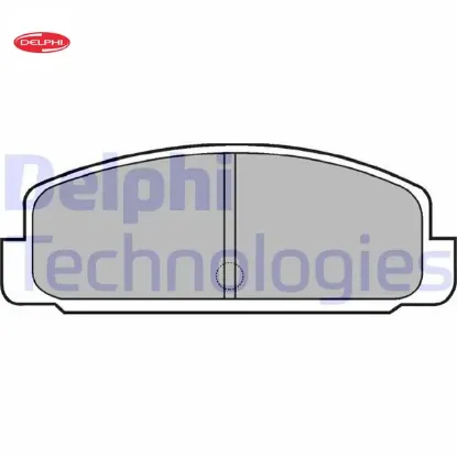 Arka fren balata 323 lantıs 1.8l bp dohc bj 99-01 / 626 fs gf 98-01 / 6 2.0l lf-de gg gh 02- delphı geyc2643z/ geyc2648za/ gjya2648z resmi