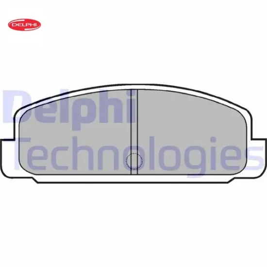 Arka fren balata 323 lantıs 1.8l bp dohc bj 99-01 / 626 fs gf 98-01 / 6 2.0l lf-de gg gh 02- delphı geyc2643z/ geyc2648za/ gjya2648z resmi
