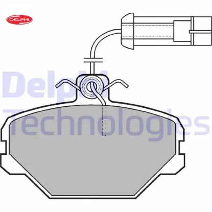 Ön balata fişli tmpr-tipo uno 1.4-1.6 panda 85-04 delphı 5892330/ 793382/ 5888781 resmi