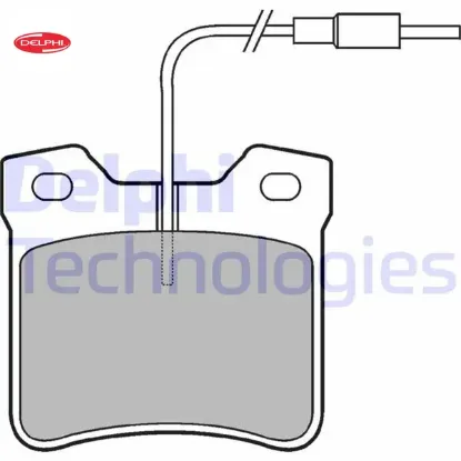 Fren balatası arka w638 b901 b902 . 406 605 delphı a0034200020/ 4251.93 resmi
