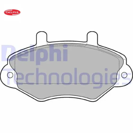 On fren balatası transıt t15 93 00 delphı 93vx2k021bb/ 1134159/ 6965580 resmi