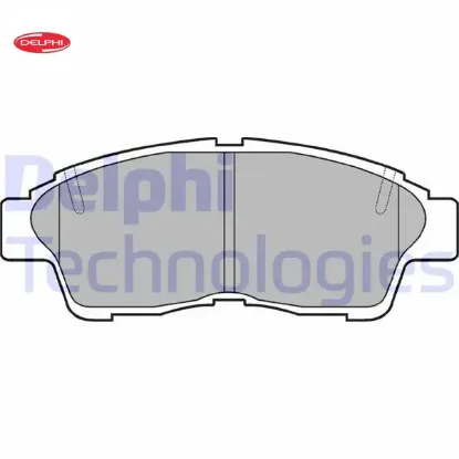 Ön balata corolla 1.3 12v 92-95 1.6 sı-2.0d 92-97 132.8x17.5x52.9 delphı 0446544020/ 0446520140/ 0446544110 resmi