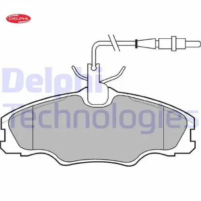 Ön balata fişli p406 1.6 1.8 95/10.04 xantıa xm delphı 4251.31/ 4252.68 resmi