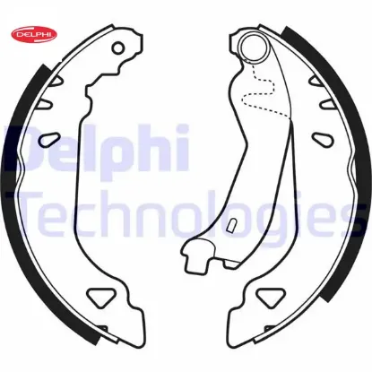 Arka pabuç balata tmpr 1.4 1.6 90-96 tipo 1.4 1.6 1.9 89-95 punto 1.2 1.6 1.7d 94-99 180x32 delphı 5890500/ 77362317/ 71738376 resmi