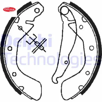 Arka pabuç balata corsa b 3.93-9.00 corsa c 00-12.09 tıgra 1.4 1.6 94-00 astra f 92-9.98 delphı 1605952/ 1605041/ 1605052 resmi