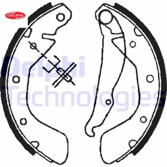 Arka pabuç balata corsa b 3.93-9.00 corsa c 00-12.09 tıgra 1.4 1.6 94-00 astra f 92-9.98 delphı 1605952/ 1605041/ 1605052 resmi