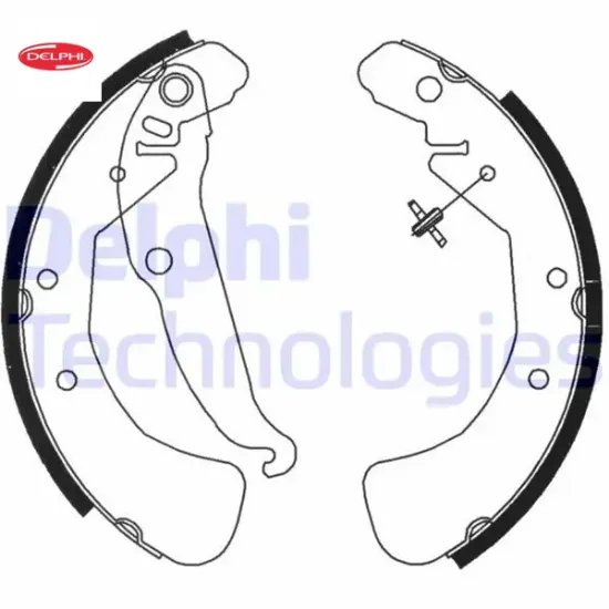 Arka fren papuç balatası astra g 98-05 astra h 04 combo c 01 delphı 1605920/ 93189978/ 1605358/ 1605969 resmi