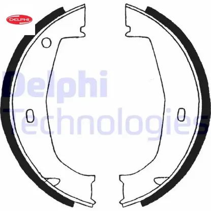 Fren balatası arka park frenı e81 e82 e87 e88 f20 e46 e90 e91 e92 e93 f30 f31 f32 f36 e85 e86 delphı 34416761291 resmi