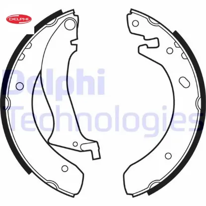 Fren balatası arka park frenı freelander 1 l314 98 06 delphı sfs000060 resmi